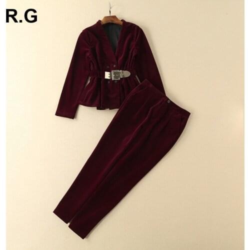 ROCICIE GELA Women's Trouser Suits Two