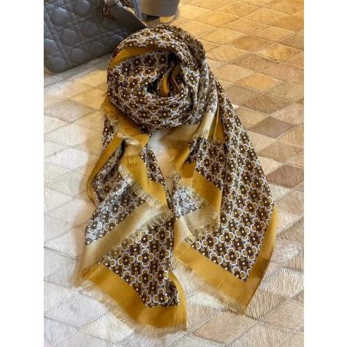 [SLKSCF] 200X110CM New Design printing long silk scarf butterfly silk scarves Muslim hijabs shawls neckerchief female