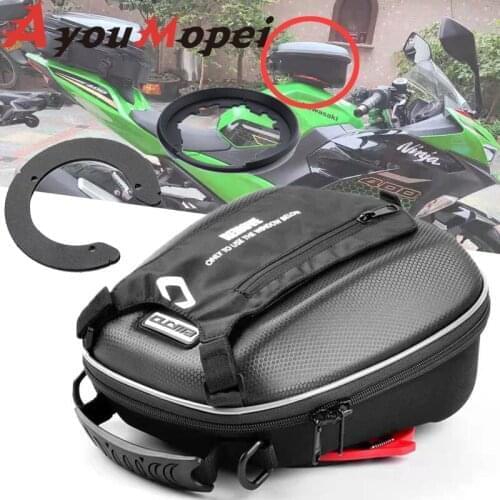 Motorcycle Tank Bags Mobile Navigation Bag for Kawasaki ER-6N ER-6F 650 2005-2015 Versys 650 10-14 Z750 07-13 Z800 13-15