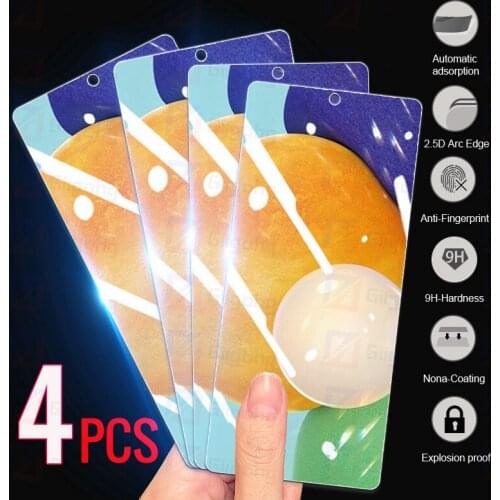 4PCS Tempered Glass For Samsung Galaxy S10e S10 Lite Note20 M21 M31S M31 M51 A12 A42 A32 A52 A72 A02 M12 M42 Screen Protector