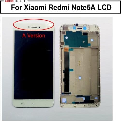 AAA quality For Xiaomi Redmi Note 5A Prime Pro LCD Screen Display + Touch 100% good Digitizer Assembly Redmi Y1 Lite with Frame