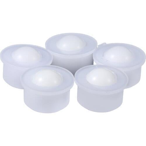 5Pcs Plastic Nylon Ball Transfer Miniature Furniture Caster Roller Wheelchair Table Conveyor Roller Balls Transfer Unit Hardware