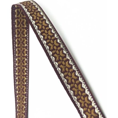 5Yards 15mm 5/8" Invitation Card DIY Materiald Jacquard Ribbon Flowers Woven Ribbon Garment Shoes Home Decoration Ribbon