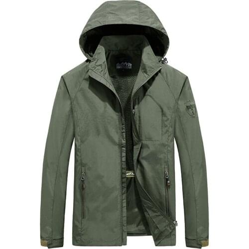 CHAIYAO Hooded Jackets For Men