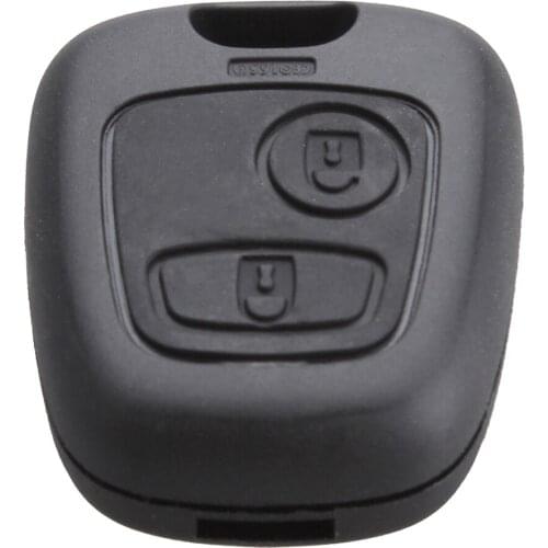 2 Buttons Entry Replacement Key Remote Fob Shell Case Suitable for PEUGEOT 106 107 206 207 307 406 407