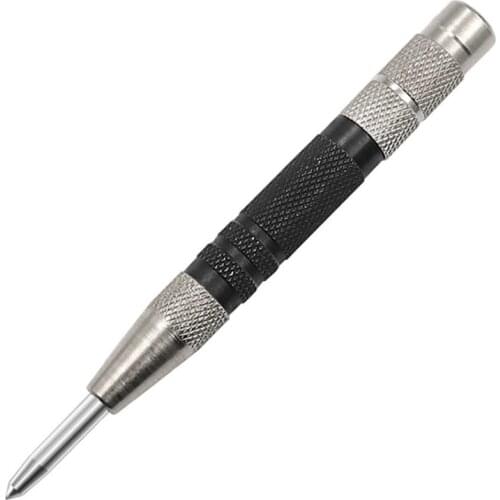 D08D 5/6 inches Automatic Center Pin Punch Strong Strength Enhanced Type Stator Punching Marker Woodwork Tool