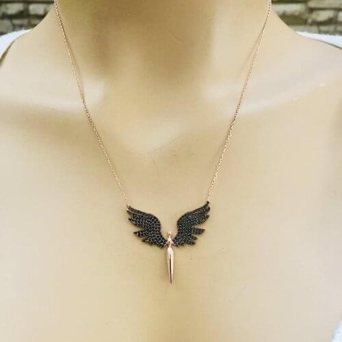 Glamorous Princess 925 Sterling Silver Necklace Women Girls Gift Jewelry Accessories Fashion Handmade Elegant Chain