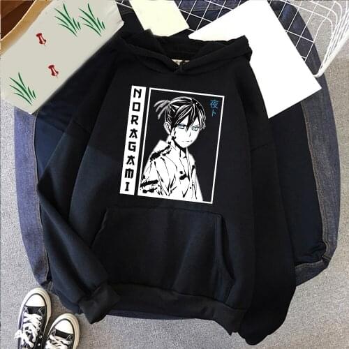 Yato Hoodie Anime Noragami Printed Hoodies Harajuku Casual Pullover Hoodies