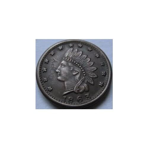 Civil war 1863 copy coins #7