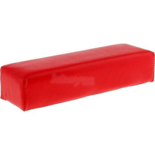 Soft Nail Hand Holder Cushion Pillow Pad Nails Arm Towel Hand Rest Manicure Tool Red