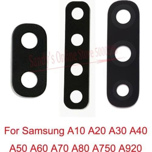 New Rear Back Camera Glass Lens For Samsung Galaxy A10 A20 A30 A40 A50 A60 A70 A80 A750 A920 Big Camera Lens Glass With Sticker