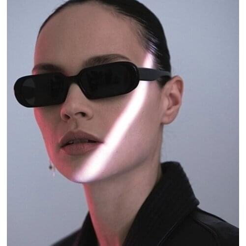 TEENYOUN 2020 Small Rectangle Sunglasses Women Vintage Oval Brand Designer Square Sun Glasses Shades Female UV400 Eyewear