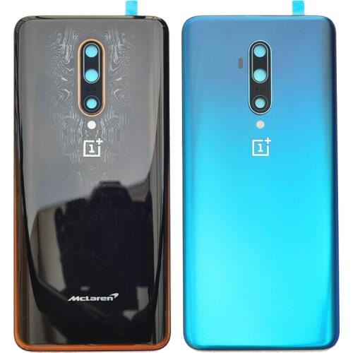 Original Back Glass Cover Housing Door For OnePlus 7T Pro 1+7T Pro Rear Battery Cover Chassis Glass With Camera Lens