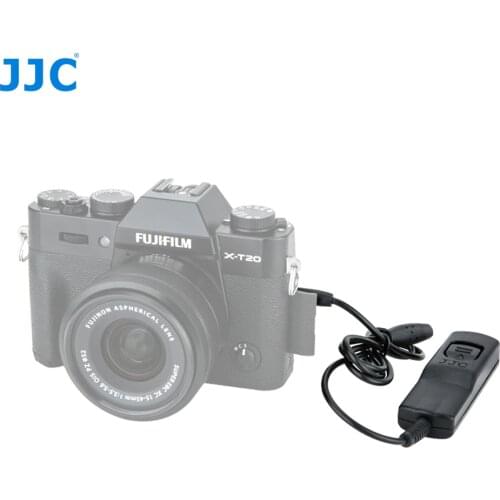 JJC Wired Remote Switch Shutter Release Controller Cord For Fujifilm X-T4 X100V X-E2S X-E2 X-A5 X-A10 X100F X100T Replace RR-100