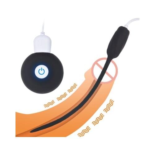 Sex products male penis horse eye urethral vibration masturbator Wireless remote control electro shock penis plug sex toys