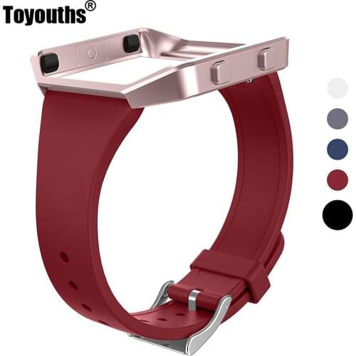 Silicone Slim TPU Strap Accessories Wrist Band for Fitbit Blaze Sport Watch Women Men Small/Large for Fitbit Blaze Strap