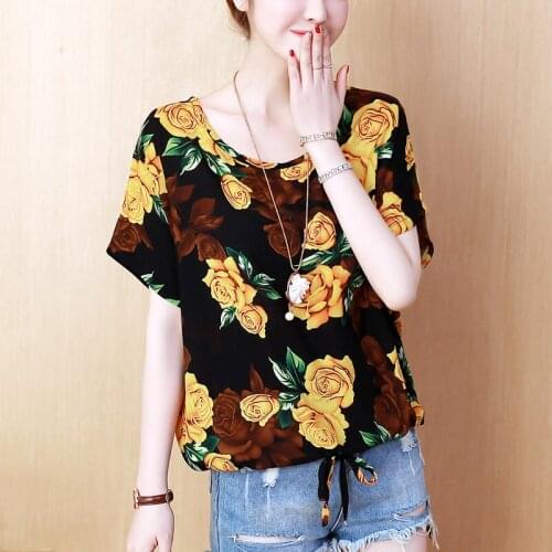 Блузки с принтом SunnyYeah China At AliExpress