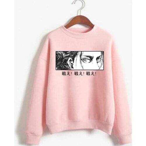 Anime Attack on Titan Eyes Graphic Hoodie Men Unisex Oversized Funny Cartoon Sweatshirt Hoody Women Men Teen Kawaii