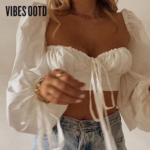 VIBESootd Womens White Shirts