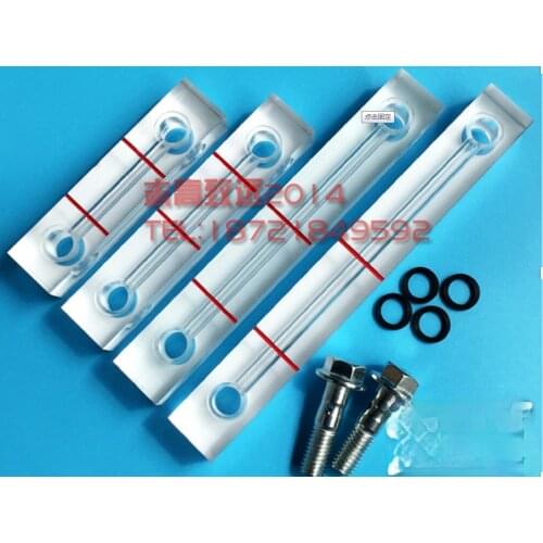 Screw air compressor oil sight glass level gauge oil level mirror water level gauge long oil gauge oil window 80 / 100 / 140