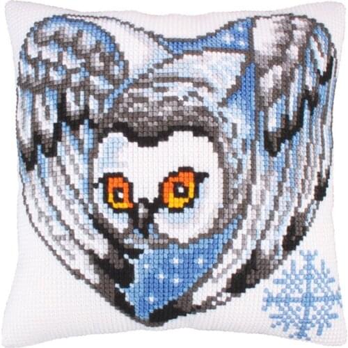 Latch Hook Cushion Kits ball Pillows Wedding Animal Owl Home Decoration Kits for Embroidery Unfinished Latch Hook Pillow Case