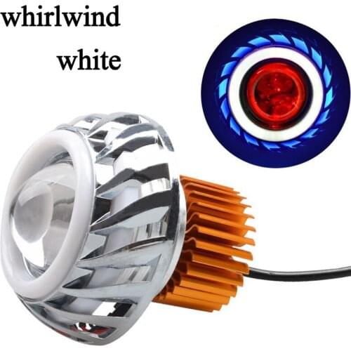 1Pcs motorbike Headlights Motorcycles Auxiliary driving Work Lamp Motorcycle LED Headlamp 12v 6500k Spotlight motor Fog Light