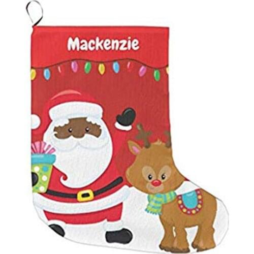 Custom 2020 Christmas Woman Socks Funny Cartoon Santa Claus Christmas Tree Socks Cartoon Animal Girl Christmas Gift Socks