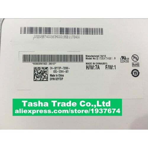 For Dell 5566 touchscreen B156XTK01.0 15.6" Laptop LCD Screen LED Display With touch
