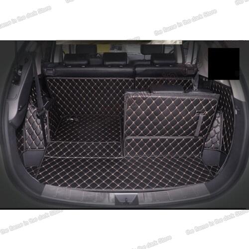 Car Trunk Mat Cargo Liner for for Mitsubishi Outlander 2013 2014 2015 2016 2017 2018 2019 2020 accessory rear boot interior