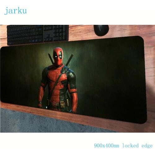 Deadpool mouse pads thick 900x400x2mm gaming mousepad gamer mouse mat pad game computer wrist rest desk padmouse laptop mat