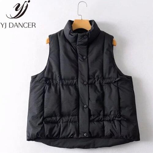 Special Price 2019 New Fashion Korean Autumn Winter Jacket Women Loose Wild Simple Overcoat Thick Warm Coat Vest Female ZZZ132