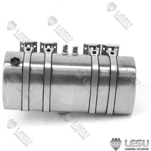 1/14 RC LESU Metal Hydraulic Oil Fuel Tank 130MM for TMY Tractor Truck Dumper TH16720-SMT3