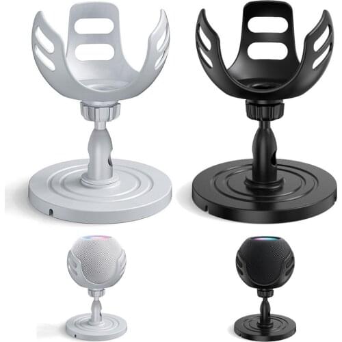 Speaker Desktop Stand 360 Degrees Rotating Holder For Dot 4 Table Stand For Homepod Mini Device Space Saving Dropship