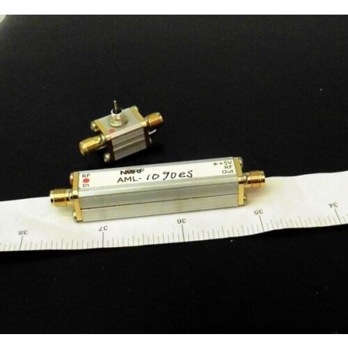 NEW 1PC 1090MHz ADS-B Low Noise, High Gain Amplifier LNA Coaxial Feeder Built-in Dual SAW