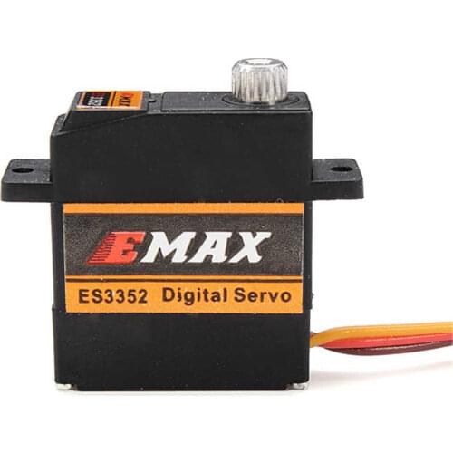 Original EMAX ES3352 12.4g Mini Metal Gear Digital Servo for RC Helicopter free shipping