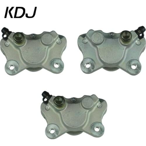 Front Rear Brake Calipers With Pads Compatible For Arctic Cat 250 300 375 400 454 500 0402-011 0402-010 0402-011 ATV