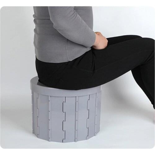 Portable Folding Camping Toilet Travel Outdoor Commode Porta Potty Car Toilet Hiking Long Trips Elder Bucket Toilet Seat