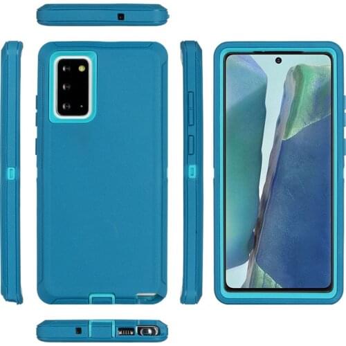 Samsung s8 s9 s10 note10 s20 Plus no note9 note20 Ultra Heavy Duty Armor Back Clip Robot Phone Case PC+TPU Front&Back Shockproof
