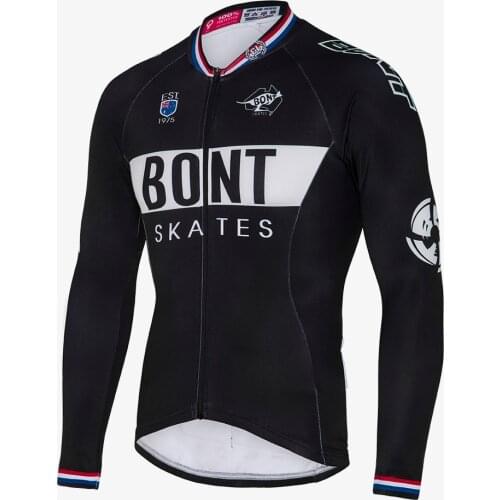BONT 2018 Retro Neo jacket Black White Training Jacket suit skate training suit cycling training Jacket