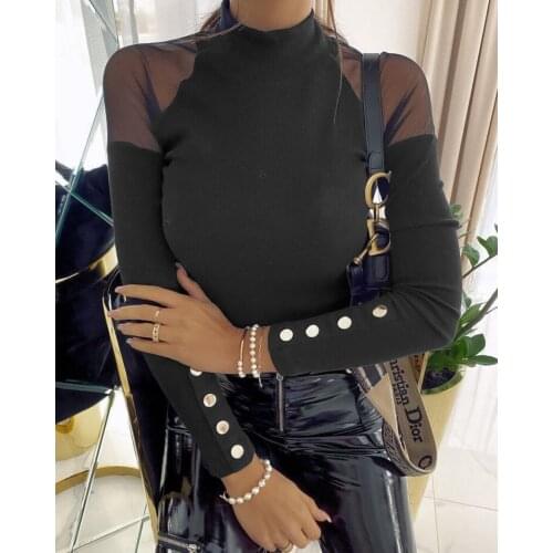 26 styles Woman Button Long Sleeve Shirt Slim Tops Autumn Spring Long Sleeve Lace T-shirt Women Ruffles Sexy Streetwear Pullover