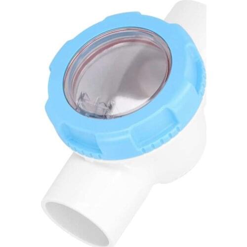 2in Non Return Visible Check Valve Anti-Backflow Accessories for Swimming Pool Check Valve One-Way Pipe