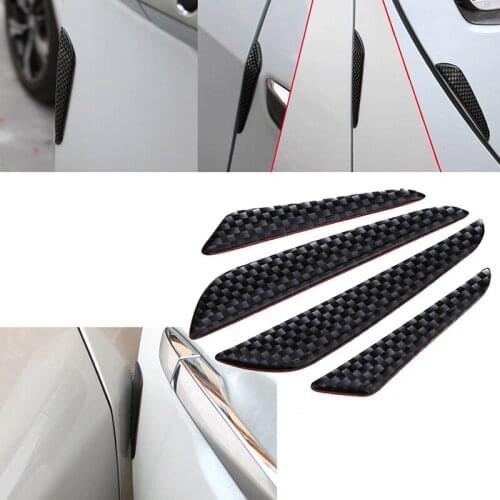 4Pcs/set Car Door Edge Guard Strip Scratch Protector Anti-collision Trim Sticker