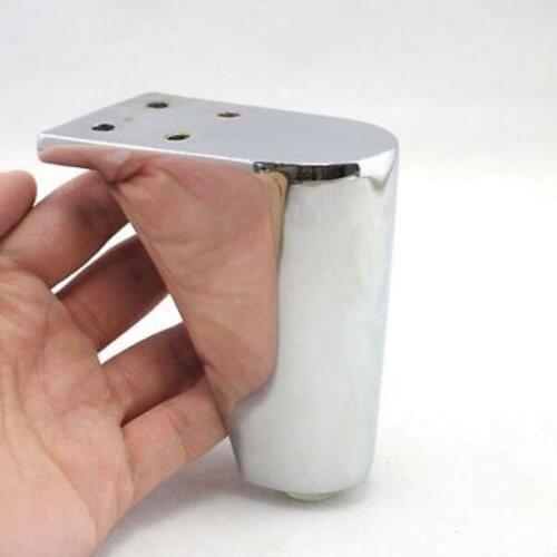 4pcs Set 100mm Metal Furniture Cabinet Legs Tea Table Bed Chair Sofa Leg Feet