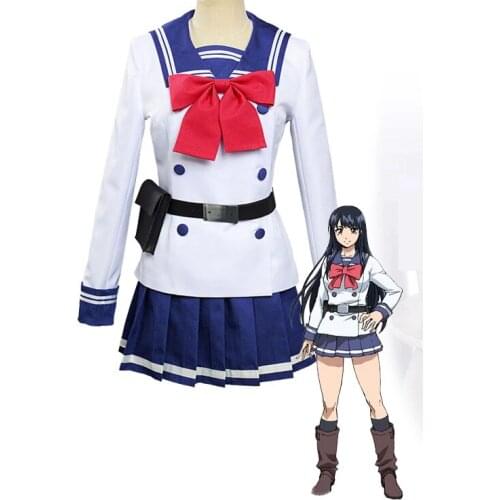 Anime High-Rise Invasion Costumes Honjo Yuri Cosplay Men and Women JK Uniforms Adult Sailor Suits Halloween Costume