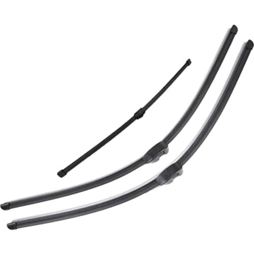 Car Front and Rear Wiper Blade Kit Windshield Wiper Strip for Touareg 2010-2017