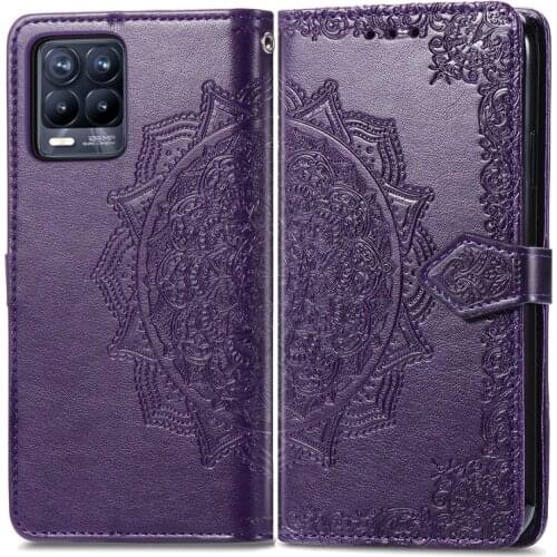 Wallet Case For Oppo Realme 8 Pro Case Floral Flip PU Leather Cover For Oppo Realme 8 Pro Case For Oppo Realme 8 Pro Cover Book