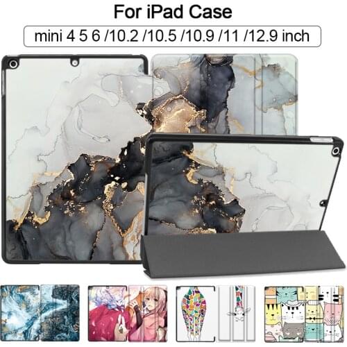 MTT Case For iPad 10.2 inch 7th 8th Generation 2020 Soft TPU+PU Leather Flip Fold Cover With Pencil Holder Smart Tablet Case