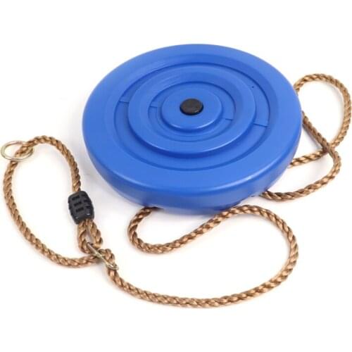 Kids Swing Round Rope Swings Children Swing Disc Toy Seat Outdoor Playground Hanging Garden Play Entertainment Activity Indoo