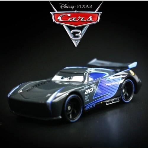 Disney Movie Pixar Cars 3 Lightning Mcqueen Hotest Black Jackson Storm Diecast Metal Model Alloy Toys Car For Children Gifts