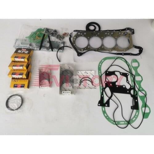 For ISUZU 4JG2T 4JG2-T cylinder head complete valve overhaul kit water oil pump